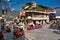 Local people at main street in San Pedro, Atitlan lake, Guatema