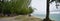 Local people on the  public beach at Le Morne Brabant, one of the finest beaches in Mauritius