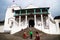 Local people walking into the Saint James the Apostel Church at good Friday, Santiago Atitlan, Guatemala