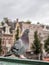 Local pigeon on one of the streets of Amsterdam