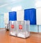 Local polling station, presidential elections in Russia