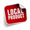 Local product label sticker