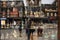 Local product and souvenir indian and tibetan style for sale travelers people in Leh main bazaar at Leh Ladakh village on March 19