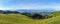 Local recreation area in Zurich Oberland.Beautiful hilly landscape with a lot of wildness with forest and flower meadows