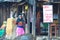 Local Restaurant, Woman with Basket, Trekking Village Nepal