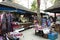 Local shop street market Doi Tung Royal Villa and Mae Fah Luang Garden in Chiang Rai, Thailand