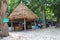 Local stalls in Bharatpur beach at Neil Island selling souvenirs