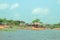 Local stilt houses built on Kaptai Lake, Rangamati, Bangladesh