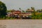 Local traditional homes of the Sarawak river .Kuching, Borneo, Malaysia