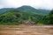 Local village set in the jungle at Mekong river, Laos