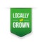 Locally Grown green ribbon