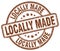 locally made brown stamp