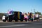 Locals of Oakdale, California represent the LGBT community with a Pride float in the parade.