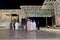 Locals take an evening stroll through Al Marsa Plaza in the Al Mouj The Wave district of