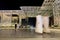 Locals take an evening stroll through Al Marsa Plaza in Mucast, Oman