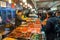 Locals and tourists at Noryangjin Fisheries Wholesale Market