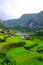 Locals walking in the rice terraces of Batad in Banaue, Ifugao, Philippines