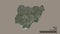 Location of Abuja, federal capital territory of Nigeria,. Satellite