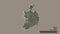 Location of Clare, county of Ireland,. Satellite