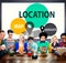 Location Destination Navigation Map Direction Concept