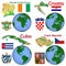 Location Ivory Coast,Croatia,Cuba,Czech Republic