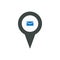Location mail marker message pin place pointer icon