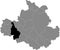 Location map of the Cotta district of Dresden, Germany