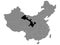 Location Map of Gansu Province