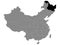 Location Map of Heilongjiang Province