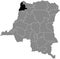 Location map of the Sud-Ubangi province of DR Congov