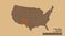 Location of New Mexico, state of Mainland United States,. Pattern