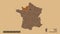 Location of Normandie, region of France,. Pattern
