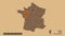 Location of Pays de la Loire, region of France,. Pattern