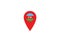 Location pin Azerbaijan map navigation label symbol