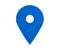 Location pin. Location symbol. Blue navigator pin checking. 3D illustration.