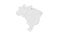 Location State of Rio Grande do Sul on map Brazil. 3d Rio Grande do Sul flag map marker location pin