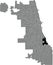 Locator map of the WARD 5, CHICAGO CITY COUNCIL