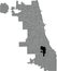 Locator map of the WARD 6, CHICAGO CITY COUNCIL