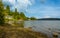 Loch Ard on a summers day in Loch Lomond and Trossachs National Park, Scotland