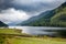 Loch Eck at Loch Lomond and The Trossachs National Park Argyll a