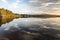 Loch Garten and evening cloud in the Highlands of Scotland.