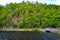 Loch Katrine Katrine Lake in Scottish Highlands. Beautiful lak