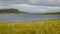 Loch leathan at the Isle of Skye with a dramatic cloudly sky in background, Scotland