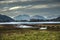 Loch Leven and Grampian Mountains. Valley in Glencoe, Scotland, Great Britain