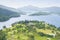 Loch Lomond golf course aerial view Scotland