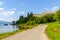 Loch Lomond at rowardennan, Summer in Scotland, UK