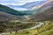 Loch Maree and valley in the Highlands of Scotland