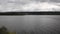 Loch Ness Scotland UK on a cloudy dull overcast day pan view