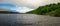 Loch Tay summer view in cloudy weather