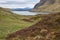 Lochan reservoir Scottish Trossachs near Loch Tay and Ben Lawers